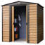 Woodridge Steel Storage Shed 6 x 5 ft. Woodgrain