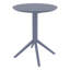 Ensemble bistro en plastique avec table pliable 23,6 po Farrah-87529592