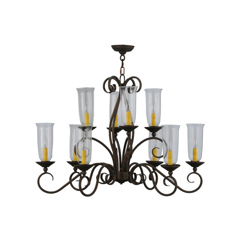 Lustre classique / traditionnel à 10 lumières Wallis
