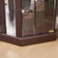Vitrine de la collection Antique - cerisier foncé, éclairage, tablettes réglables, vitrine en cerisier, lumières incluses, 16,18 po Largeur-283565144