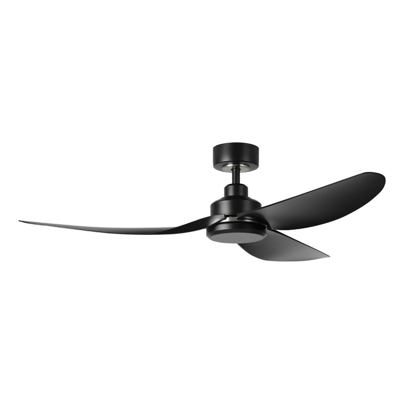 Cutshall 56 inch Ceiling Fan, Black/Brushed Nickel