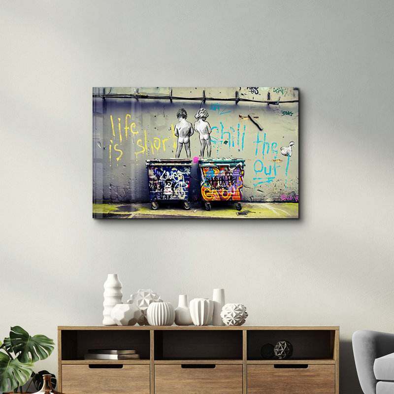 Elegant Tempered Glass Painting, 27.6 x 43.3 Inches | 100% Tempered Glass, Thickness: 0.16 Inches | UV Printed Artwork, Perfect for Home Decor & Modern Interiors, Stunning Visuals for Any Room