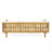 3 Seater Acacia Wood Daybed With Rattan Arms And Cushions,  For Outdoor Relaxation And Style.-1965519949
