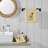 Timeless Linens Black Barn w/ Mill Creme Hand Towel Set of 2 16x26
