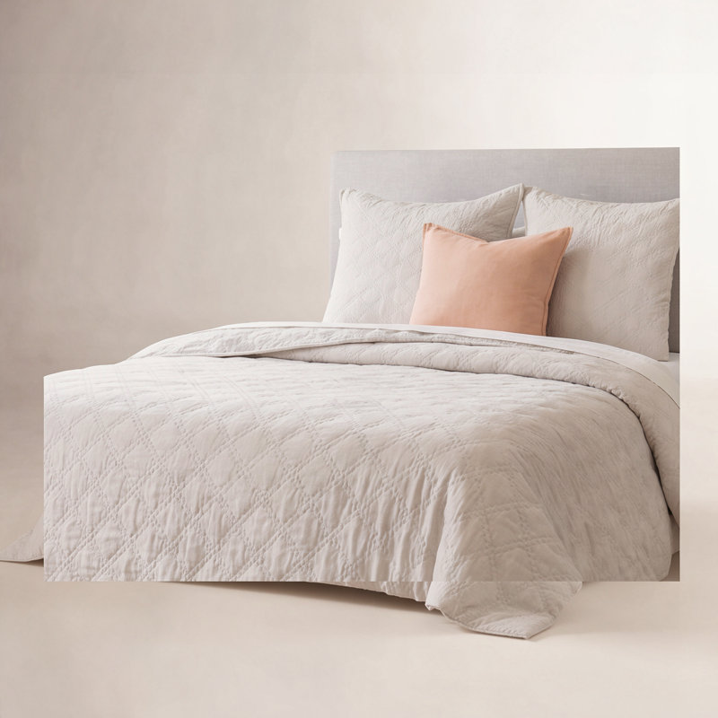 Gilmore 100% Cotton Sham, Standard, Natural
