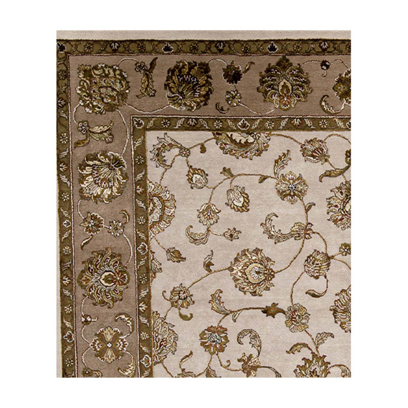 Oriental Area Rug in Ivory/Camel