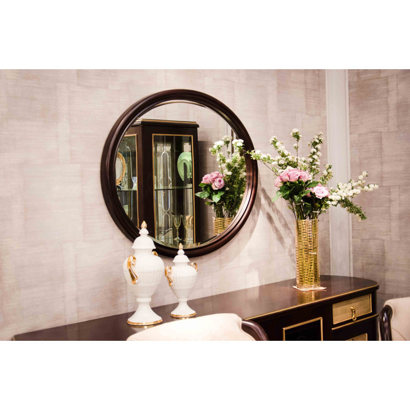 Rectangle Solid Wood Dresser Mirror