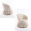 Fauteuil club pivotant rembourré Badri-535075862