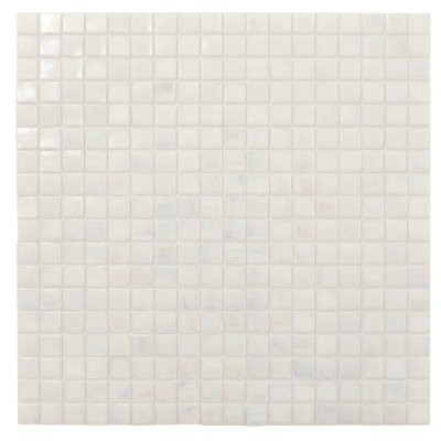Skosh 0.6" x 0.6" Glass Grid Mosaic Wall & Floor Tile 