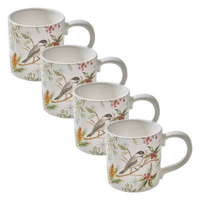  Ensemble de 4 tasses Winter Harmony