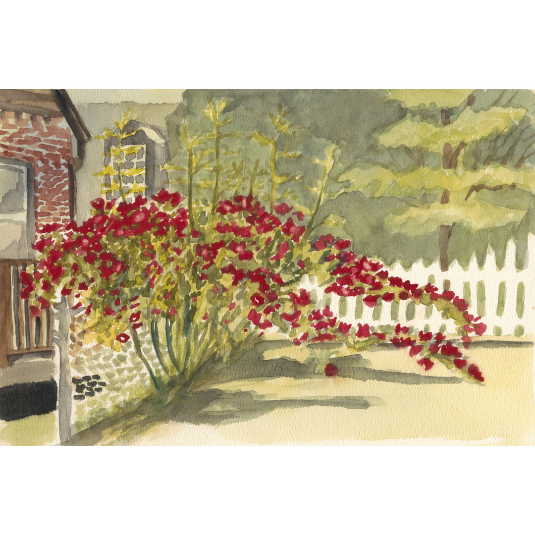 Leinwandbild Watercolour Garden VI von Dianne Miller