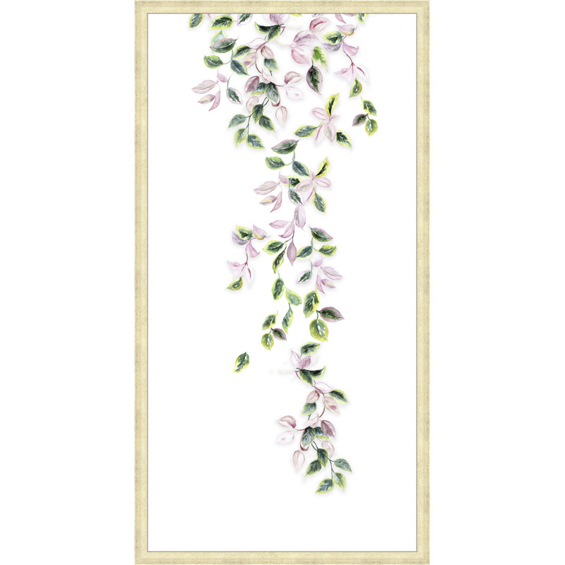 « Blushing Ivy », reproduction d’art sur toile encadrée, H 42 po x l 22 po x P 2 po