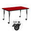 Table d'activité rectangulaire en stratifié Goddard Mobile l 24 po x L 48 po-40433203-12526313