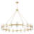 Marais 40 - Lights Dimmable Modern Round Crystal Cup Style Wagon Wheel Chandelier With Crystal Shade - 34.25'' H X 49.21'' W-114193765