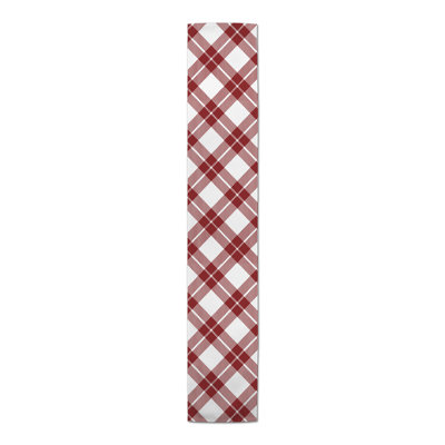 Stillmore Rectangle Plaid Polyester Table Runner