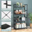 4 Tier Bookshelf, a Storage Marvel for Bedroom, Living Room, and Home Office
