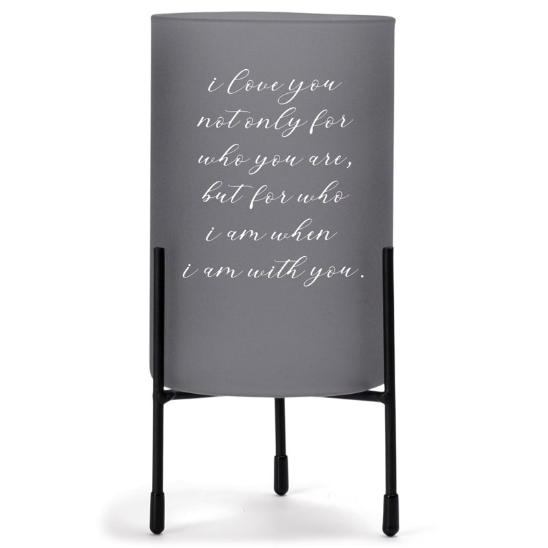 Hurricane de table en verre 8 po