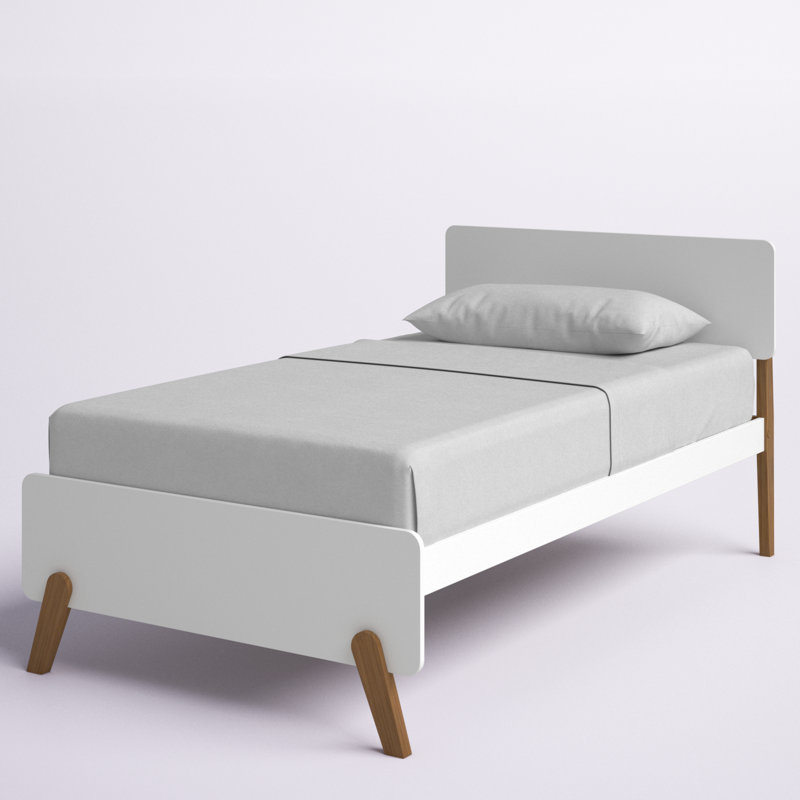Ambur Solid Wood Panel Bed by Isabelle & Max™, Twin