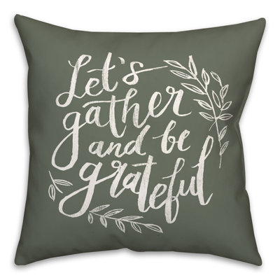 Outdoor Reversible Throw Pillow