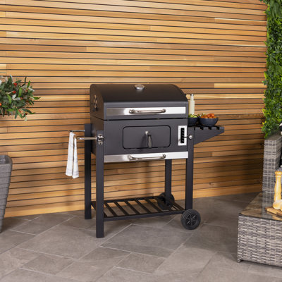 112cm Barrel Charcoal BBQ