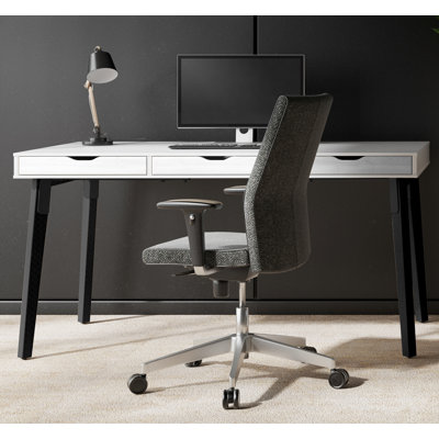 Kassandra Solid Wood Base Writing Desk