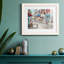 Café pittoresque - peinture encadrée-340469613-340469605