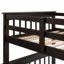 Lit superposé avec tiroir, rangement et garde-corps pour chambre à coucher, dortoir-1735630544