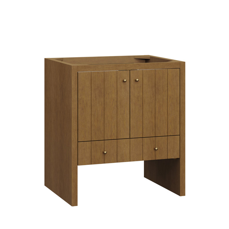 Hudson 30" W Single Vanity, Lime Delight, Widespread, Honey Oak