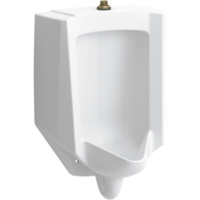 Bardonâ¢ High-Efficiency Urinal (HEU), Washdown, Wall-Hung, 0.125 GPF to 1.0 GPF, Top Spud, Antimicrobial -  Kohler, K-4991-ETSS-0