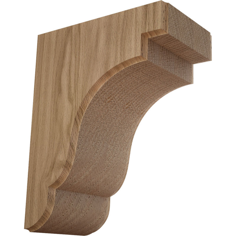 Support Bedford, Chêne rouge, 5,25 po X P 8,5 po X P 11 po H