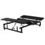 Structure de lit réglable grand, télécommande sans fil, moteur silencieux, base noire avec positions, télécommande, structure solide