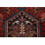 Tapis unique en laine rouge années 1950 de 6 pi 10 po x 9 pi 5 po One-of-a-Kind