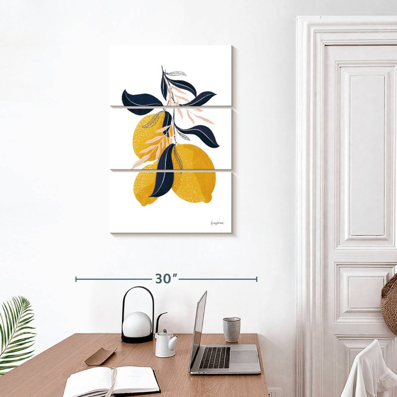 Yarlin Citrons I No Words, H 32 po x l 20 po