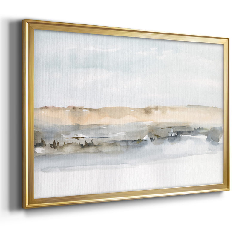 «Marsh Dunes», toile tendue avec cadre en I_2773035, H 14 po x l 20 po x P 1,5 po, Or