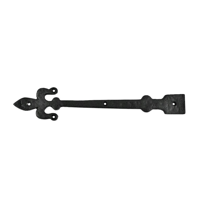 Charnière de porte simple à fixation en surface h 2,5 po x l 12 po
