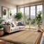 Tapis intérieur / extérieur beige / brun-1488890018