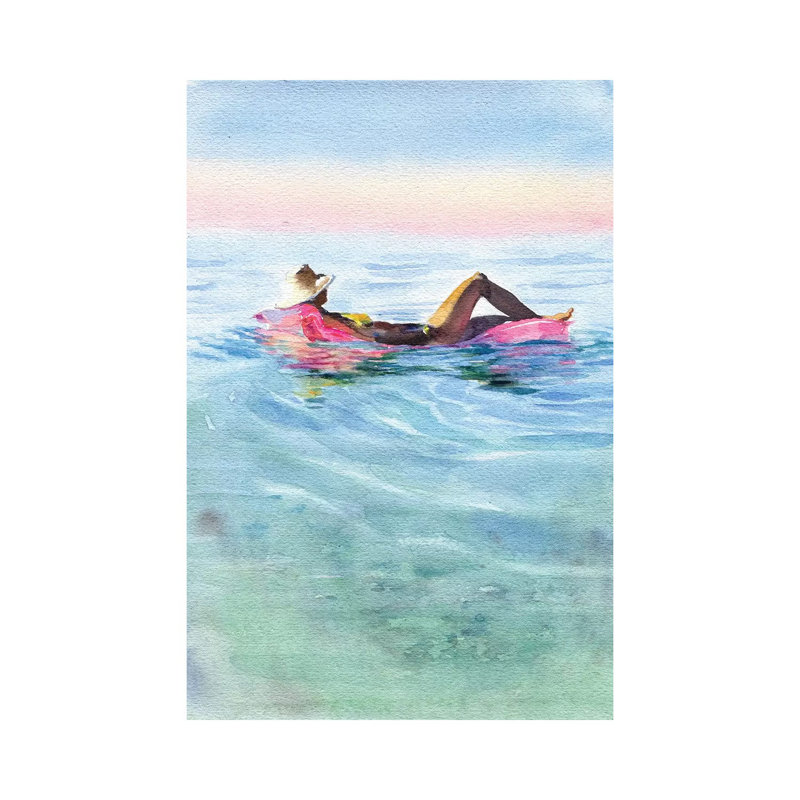 On A Mattress Ii by Marina Ignatova - Wrapped Canvas Painting, 66.04 cm H x 45.72 cm W x 1.91 cm D