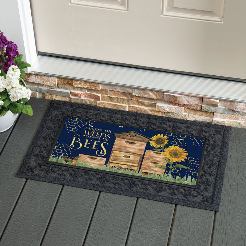Pardon the Weeds Bees Sassafras Switch Mat