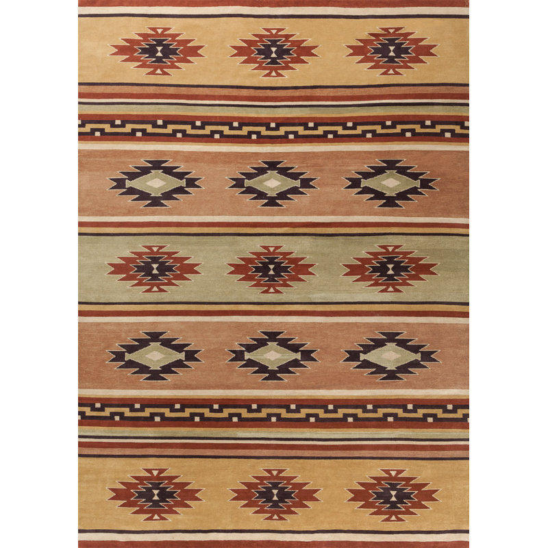 Mesa Wool Southwestern Area Rug, Rectangle 8' x 10'