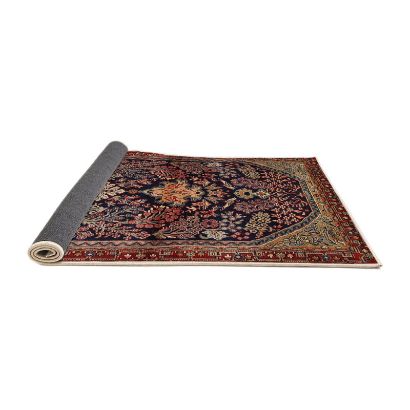 Tapis rouge à motif sud-ouest, Carré 8 pi