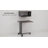 Eftychia Industrial Rectangular Accent Table with Wall Shelf-63719014