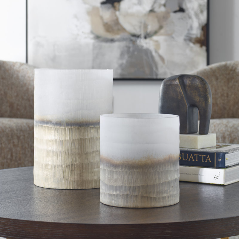 Ensemble de 2 vases modernes Ombra