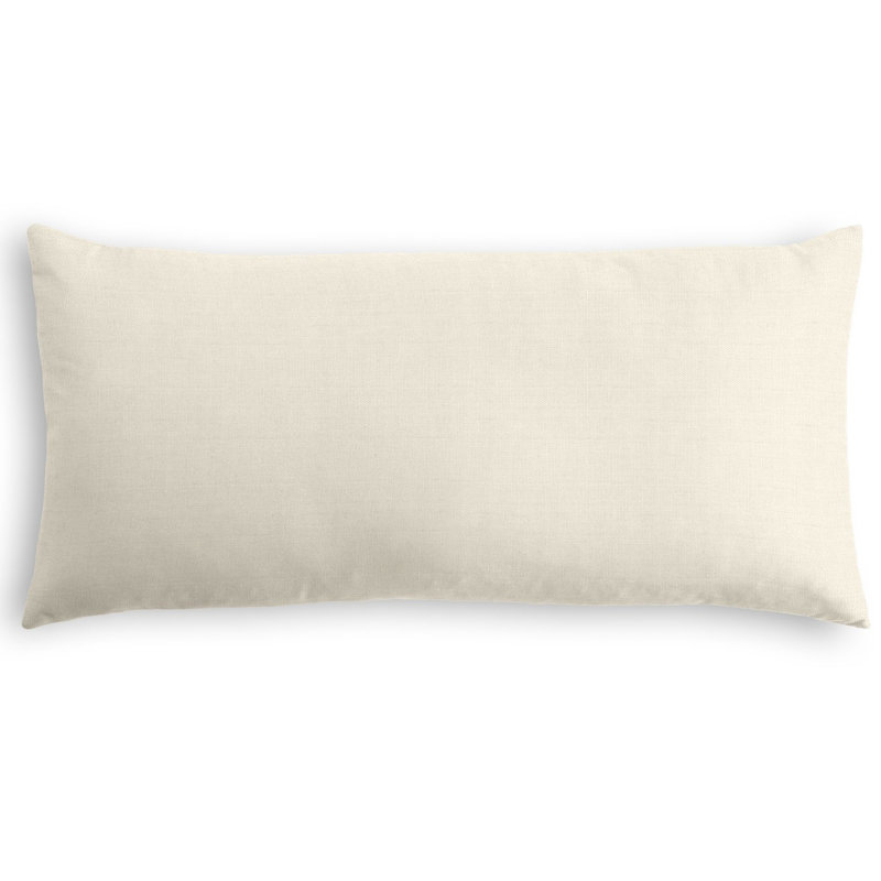 Coussin ClassicLinen, Off White, Housse de coussin seulement - sans coussin, 12" x 18"
