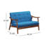 Oxendine Square Arm Settee, Accent Sofa-1981039945