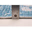 Tapis unique en viscose 10 pi x 14 pi turquoise New Age