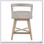 Tabouret de comptoir ergonomique pivotant à hauteur réglable pour une assise confortable et un design moderne