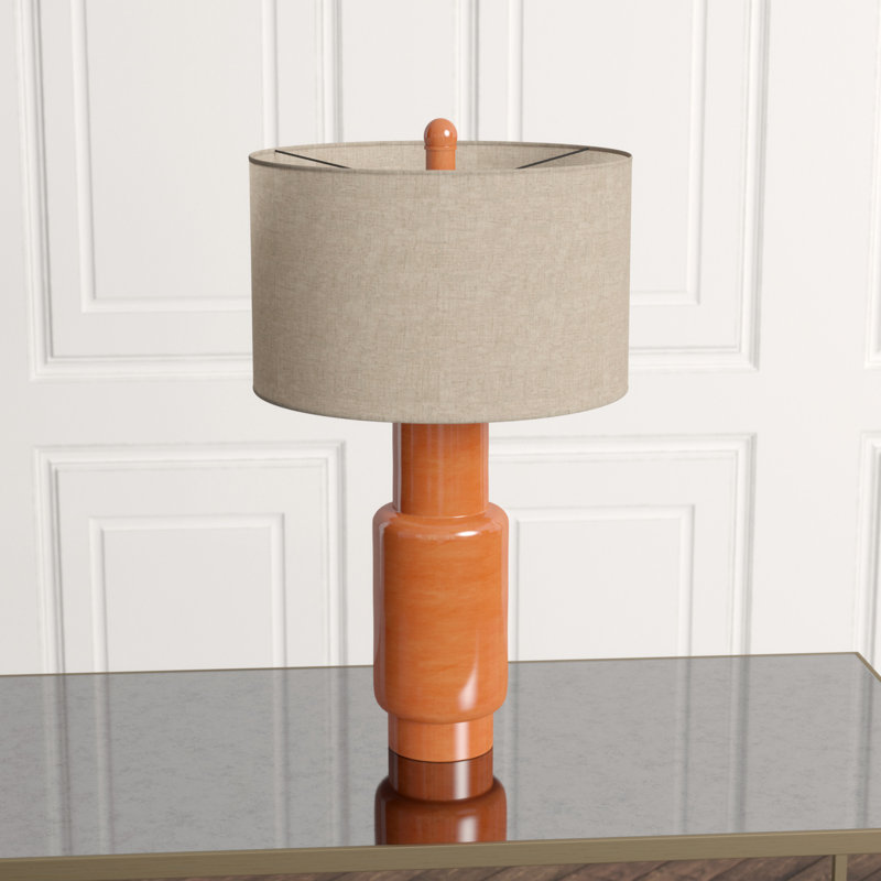 Janeen Table Lamp, Orange