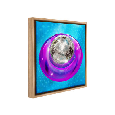 «Disco Ball In Pool Floater Frame» par Ziwei Li sur