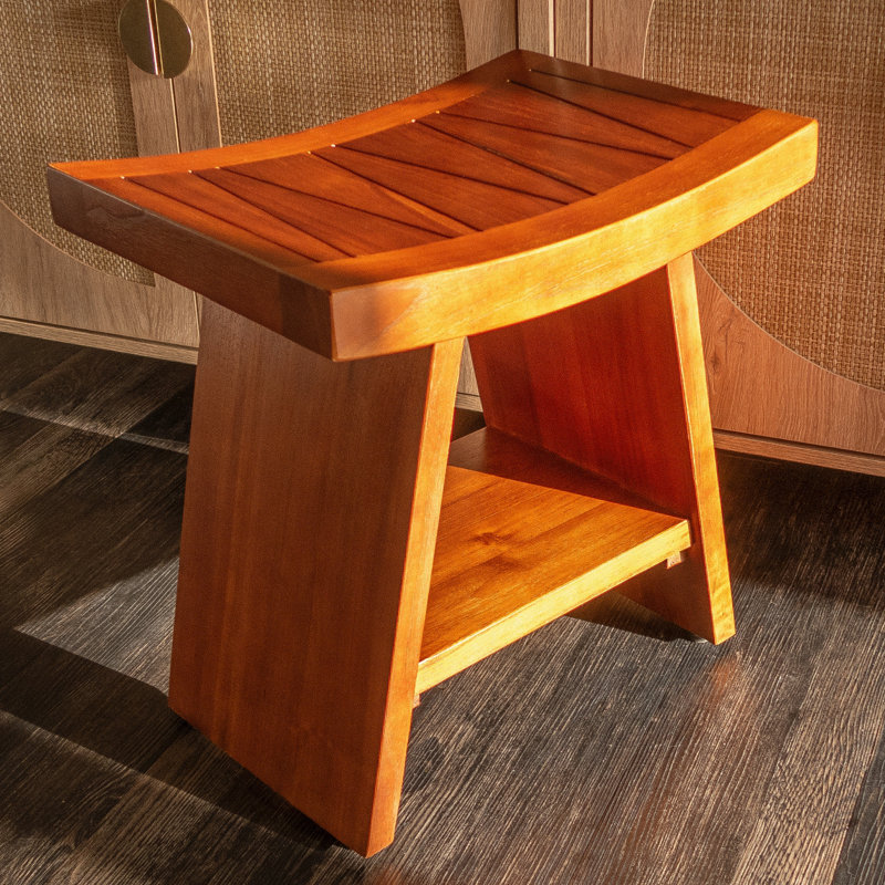 Daigan 18" W Teak Shower Bench