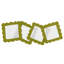 Sunflower Scallop Cocktail Napkin-381476531
